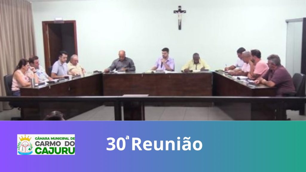 Resultado da 30 Reunião Ordinária 2023