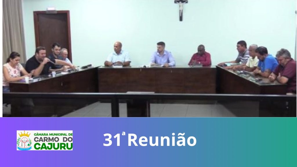 Resultado da 31 Reunião Ordinária 2023