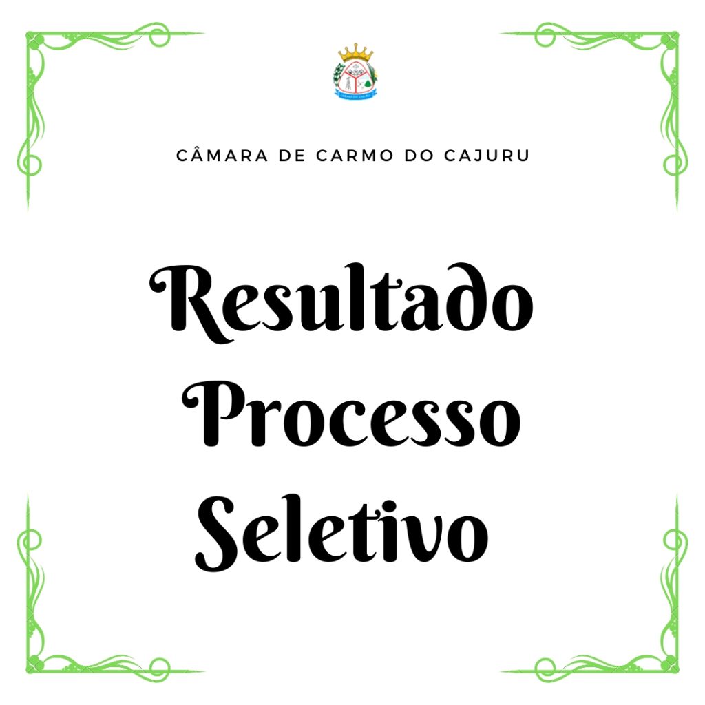 Resultado do Processo Seletivo