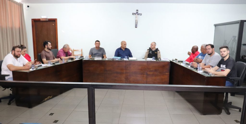 Reunião com a PM sobre segurança Reunião com a PM sobre segurança