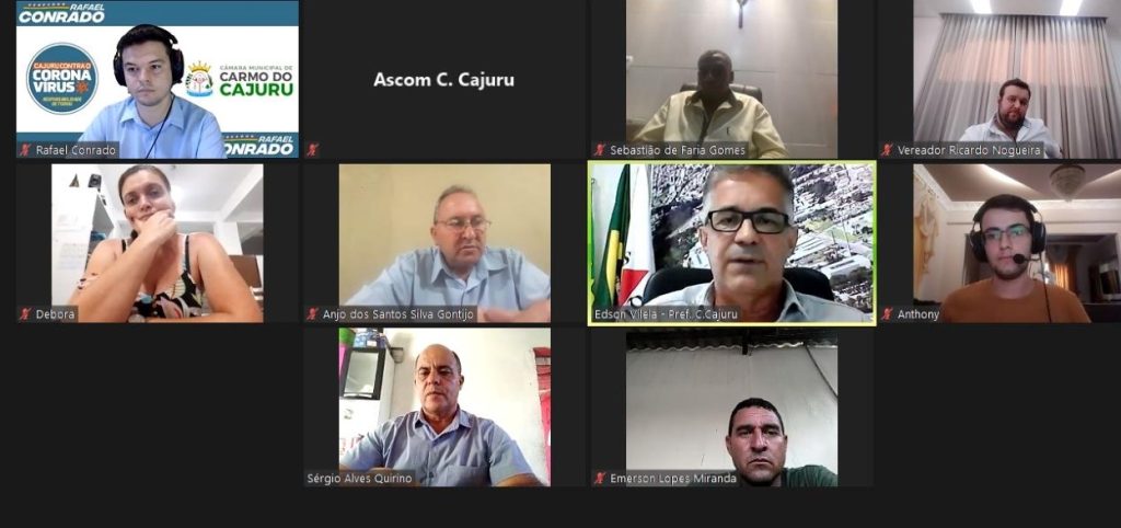 Reunião sobre a pandemia