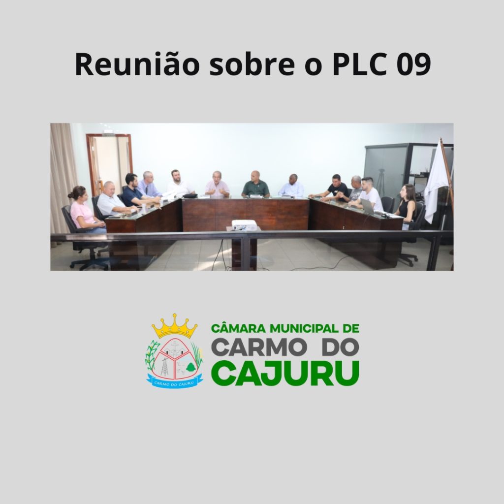 Reunião sobre o PLC 09/24 que altera o Plano Diretor Reunião sobre o PLC 09/24 que altera o Plano Diretor