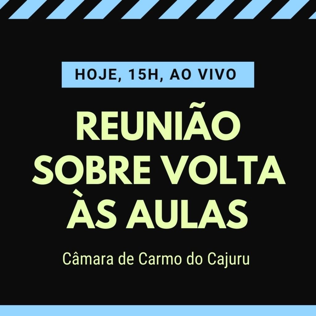 Reunião sobre o retorno às aulas Reunião sobre o retorno às aulas