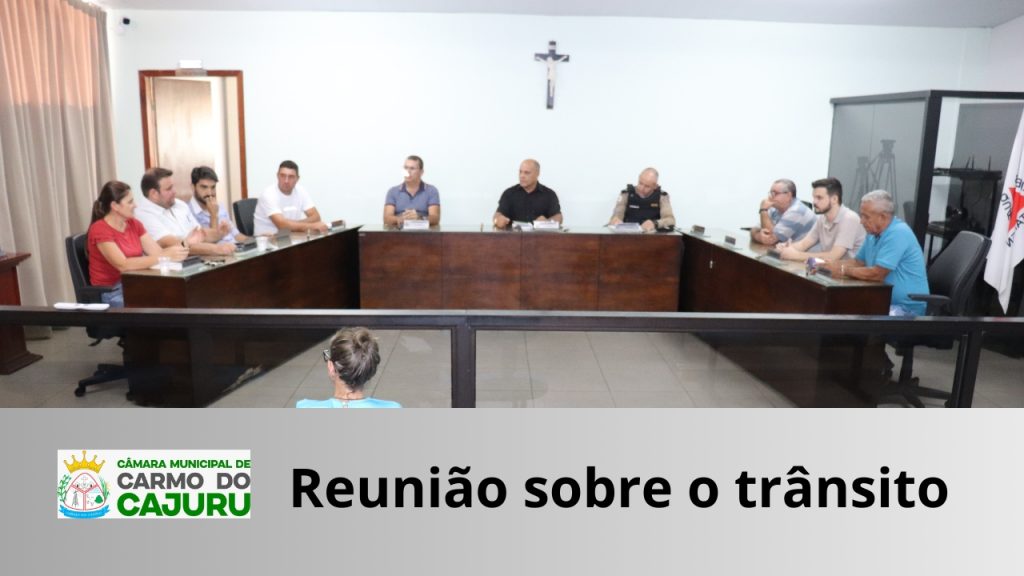 Reunião sobre o trânsito