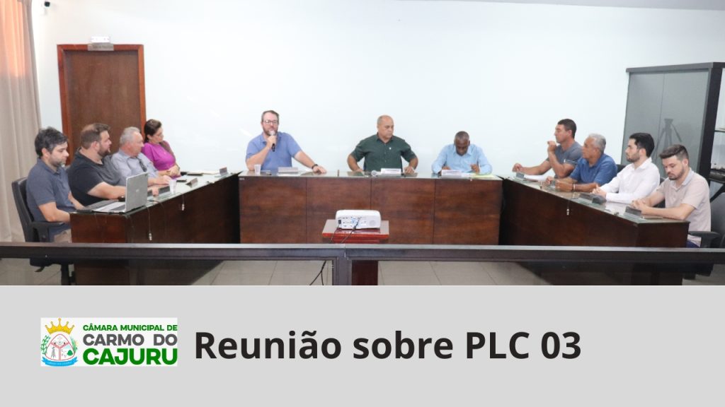 Reunião sobre PLC 03 (Orla da Barraginha)